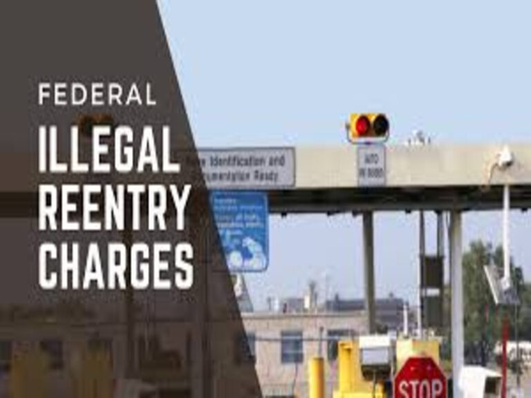 Mexican National Charged With Illegal Reentry